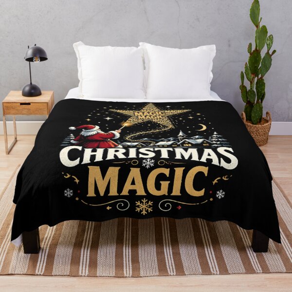Item preview, Christmas Magic Creative Quote Shape Christmas Design designed and sold by OliviaHayesArt.