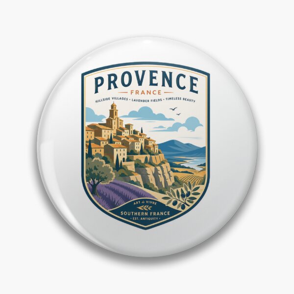 Item preview, Provence France Hillside Villages Lavender Fields Timeless Beauty Art De Vivre Southern France Est. Antiquity Travel Souvenir designed and sold by Simsimah26Parks.