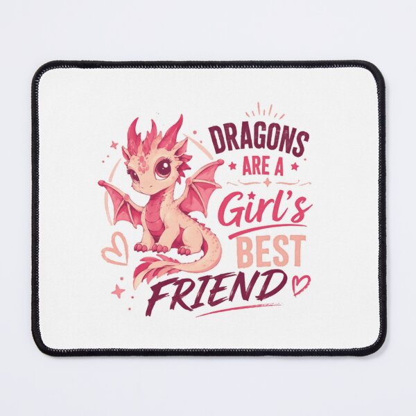 Item preview, Dragons Are A Girl's Best Friend Fantasy Creature Lover designed and sold by SkeletonsDanger.