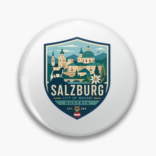 Item preview, Salzburg City Of Mozart Austria Est. 1696 European Travel Souvenir designed and sold by Simsimah26Parks.