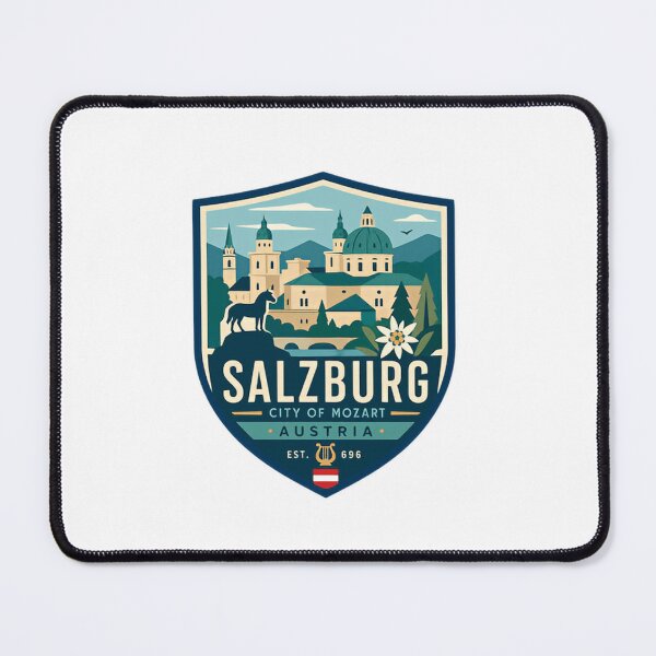 Item preview, Salzburg City Of Mozart Austria Est. 1696 European Travel Souvenir designed and sold by Simsimah26Parks.