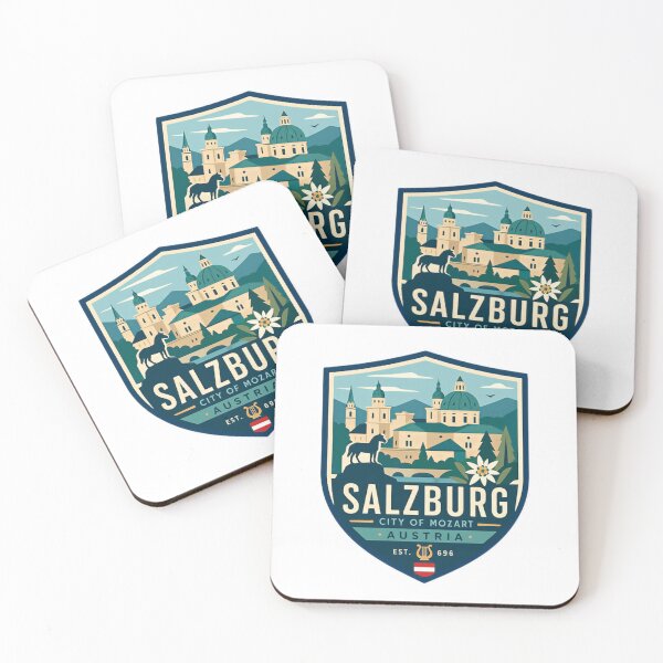 Item preview, Salzburg City Of Mozart Austria Est. 1696 European Travel Souvenir designed and sold by Simsimah26Parks.