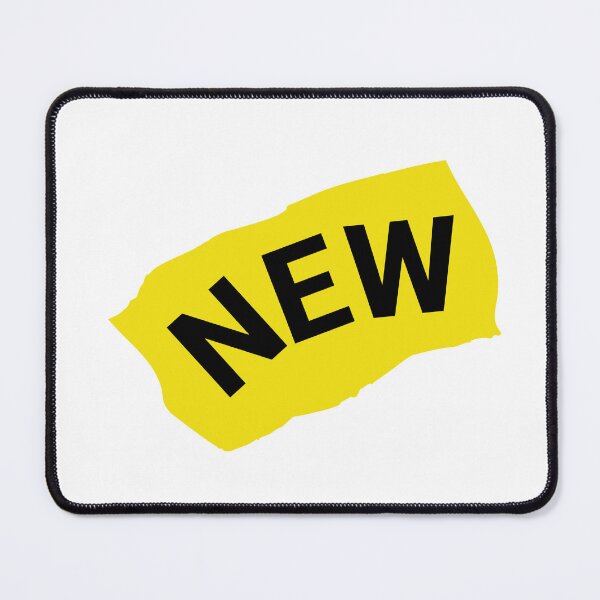 Item preview, Grunge Yellow NEW Label Sticker Design designed and sold by paolboa.