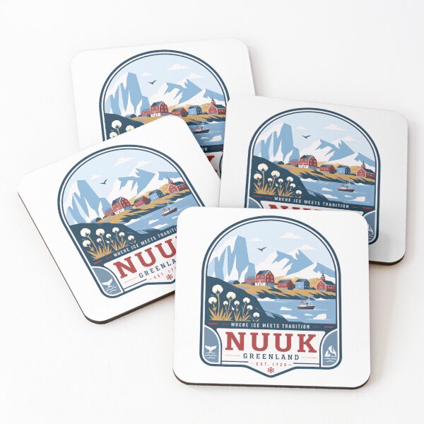 Item preview, Where Ice Meets Tradition Nuk Greenland Est. 1728 Travel Destination Souvenir designed and sold by Simsimah26Parks.