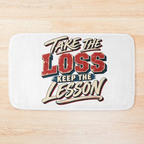 Item preview, Take the Loss Keep the Lesson Trading Quote designed and sold by VolatilityEdge.