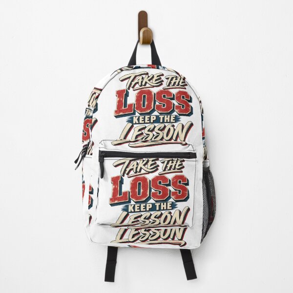 Item preview, Take the Loss Keep the Lesson Trading Quote designed and sold by VolatilityEdge.