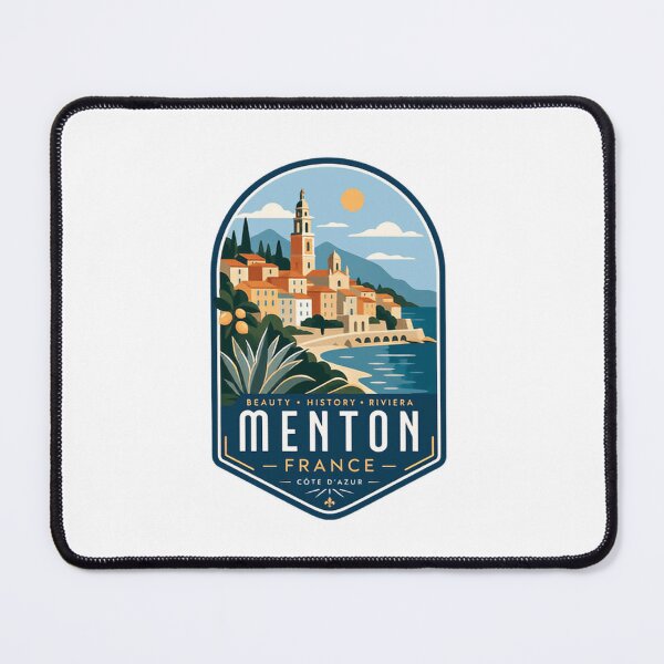 Item preview, Menton France Côte D'Azur Beauty History Riviera Travel Souvenir designed and sold by Simsimah26Parks.