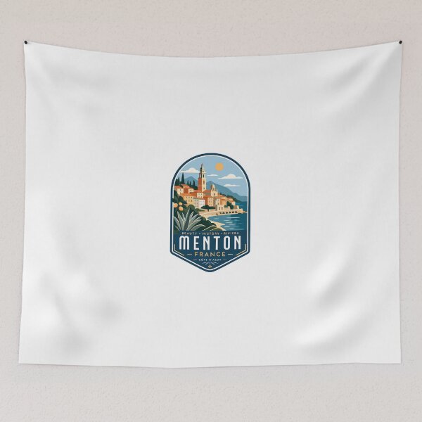 Item preview, Menton France Côte D'Azur Beauty History Riviera Travel Souvenir designed and sold by Simsimah26Parks.