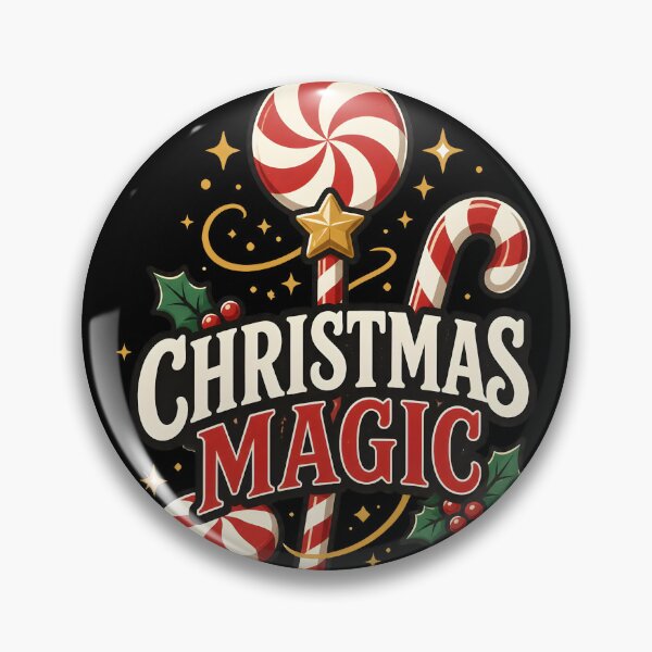 Item preview, Christmas Magic Candy Cane and Peppermint Christmas Design designed and sold by OliviaHayesArt.