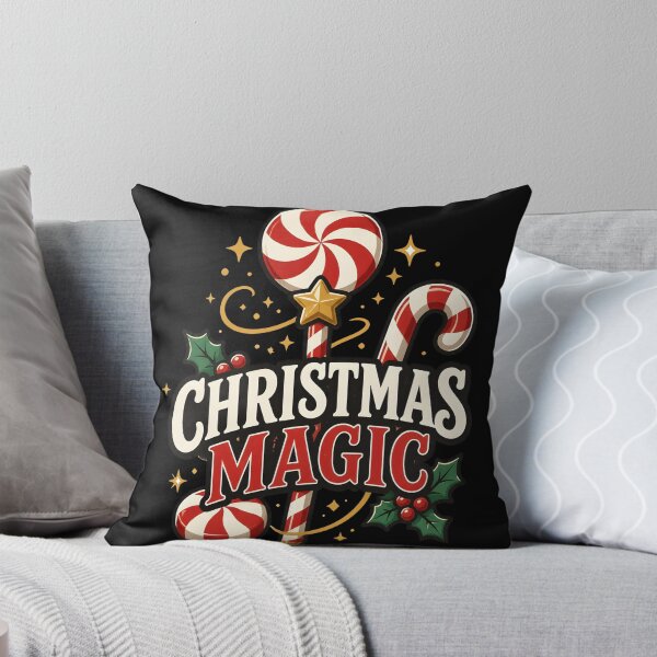 Item preview, Christmas Magic Candy Cane and Peppermint Christmas Design designed and sold by OliviaHayesArt.