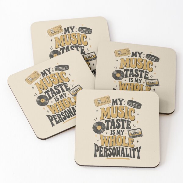 Item preview, My Music Taste Is My Whole Personality Tee | Funny Concert Fan Typography Design designed and sold by Fanverse Merchandise.