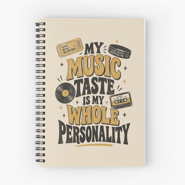 Item preview, My Music Taste Is My Whole Personality Tee | Funny Concert Fan Typography Design designed and sold by Fanverse Merchandise.