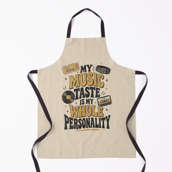 Item preview, My Music Taste Is My Whole Personality Tee | Funny Concert Fan Typography Design designed and sold by Fanverse Merchandise.