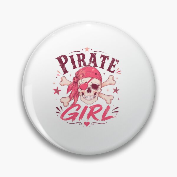 Item preview, Pirate Girl Skull Female Adventure designed and sold by SkeletonsDanger.