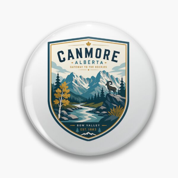 Item preview, Canmore Alberta Gateway To The Rockies Bow Valley Est. 1883 Canadian Mountain Travel Souvenir designed and sold by Simsimah26Parks.