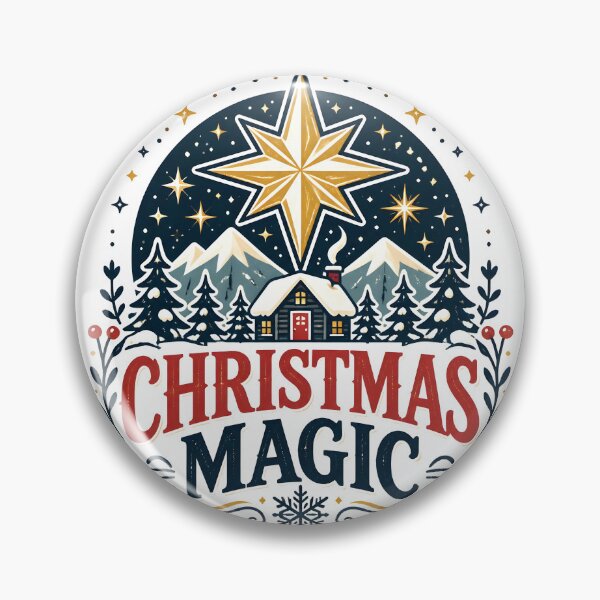 Item preview, Christmas Magic Nordic Scandinavian Christmas Design designed and sold by OliviaHayesArt.