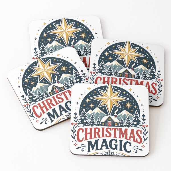 Item preview, Christmas Magic Nordic Scandinavian Christmas Design designed and sold by OliviaHayesArt.