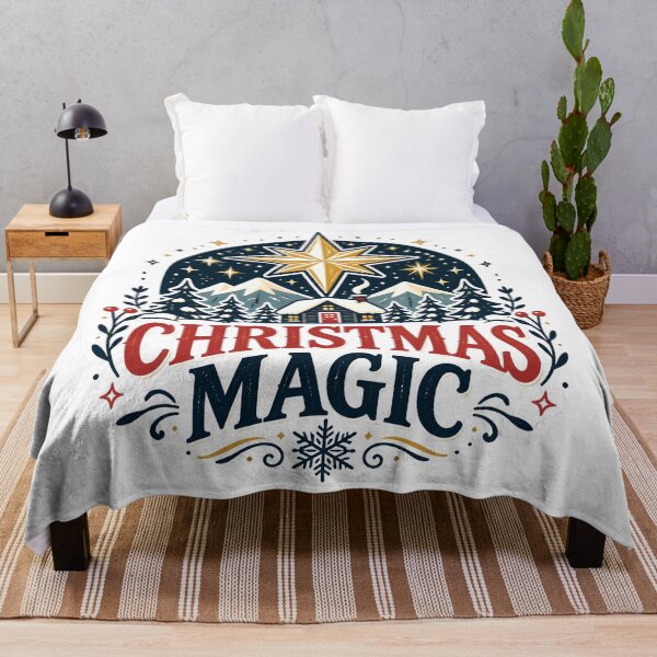 Item preview, Christmas Magic Nordic Scandinavian Christmas Design designed and sold by OliviaHayesArt.
