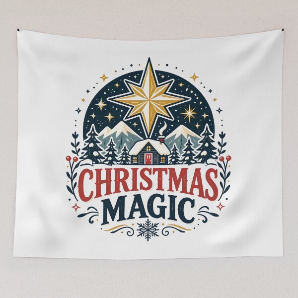 Item preview, Christmas Magic Nordic Scandinavian Christmas Design designed and sold by OliviaHayesArt.