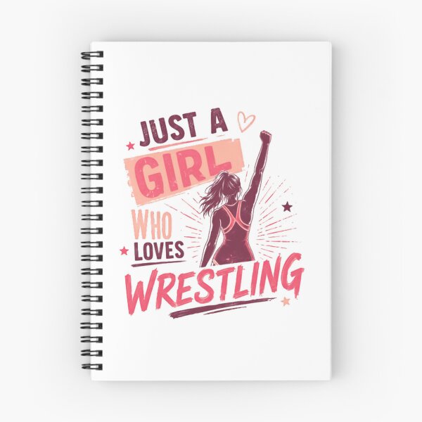 Item preview, Just A Girl Who Loves Wrestling Female Wrestler Fan Athlete designed and sold by SkeletonsDanger.