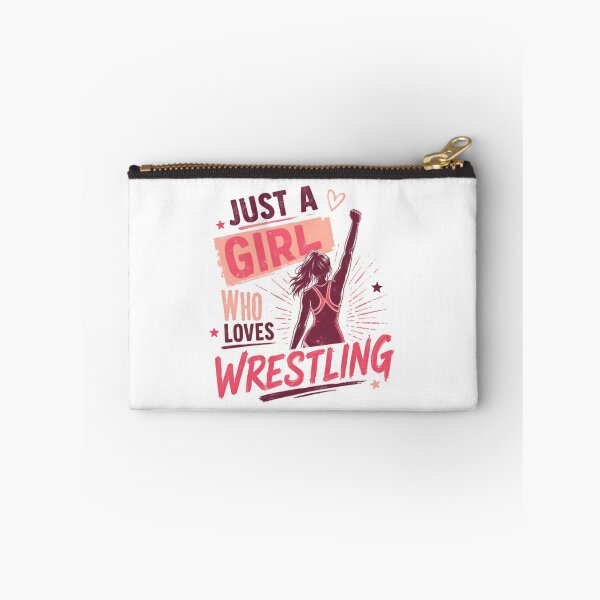 Item preview, Just A Girl Who Loves Wrestling Female Wrestler Fan Athlete designed and sold by SkeletonsDanger.