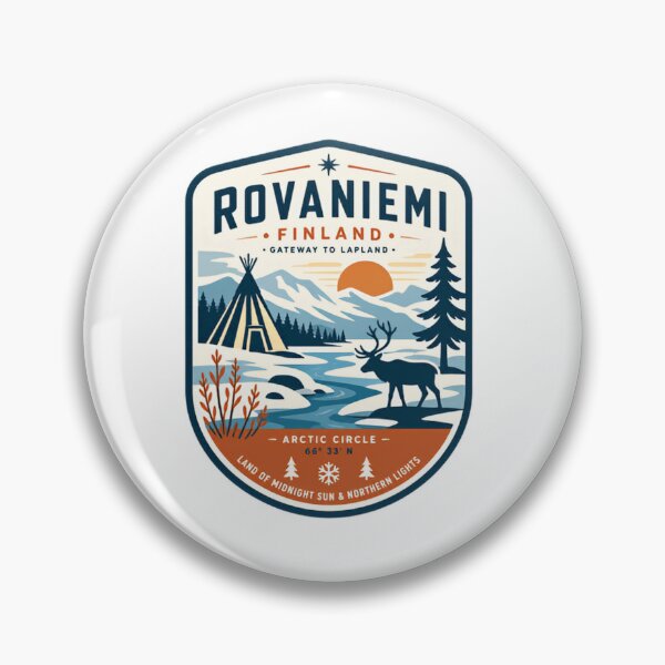 Item preview, Rovaniemi Finland Gateway To Lapland Arctic Circle Land Of Midnight Sun & Northern Lights Traveler Souvenir designed and sold by Simsimah26Parks.