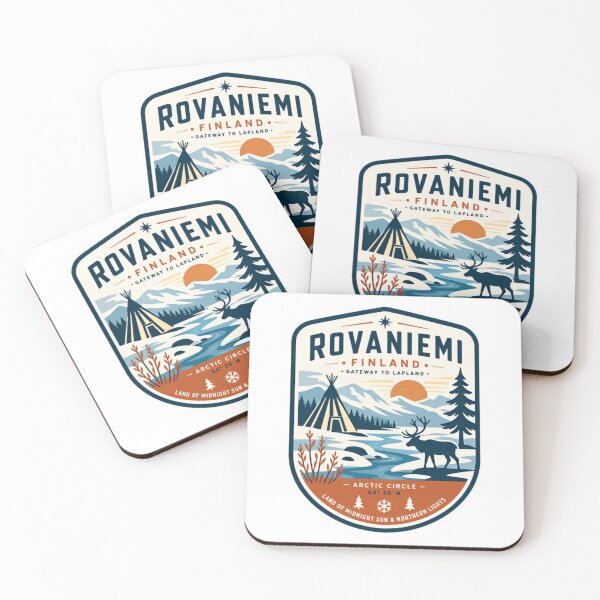 Item preview, Rovaniemi Finland Gateway To Lapland Arctic Circle Land Of Midnight Sun & Northern Lights Traveler Souvenir designed and sold by Simsimah26Parks.