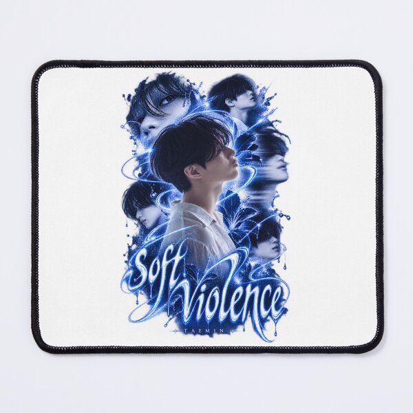 Item preview, Taemin Soft Violence Electric Blue Swirl Collage | Energy Visual designed and sold by Valeree Store.