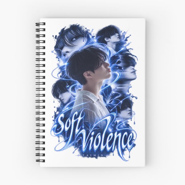 Item preview, Taemin Soft Violence Electric Blue Swirl Collage | Energy Visual designed and sold by Valeree Store.