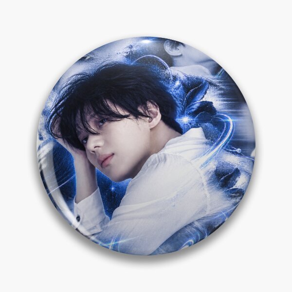 Item preview, Taemin Soft Violence Blue Aura Splash Poster | Glow Edition designed and sold by Valeree Store.