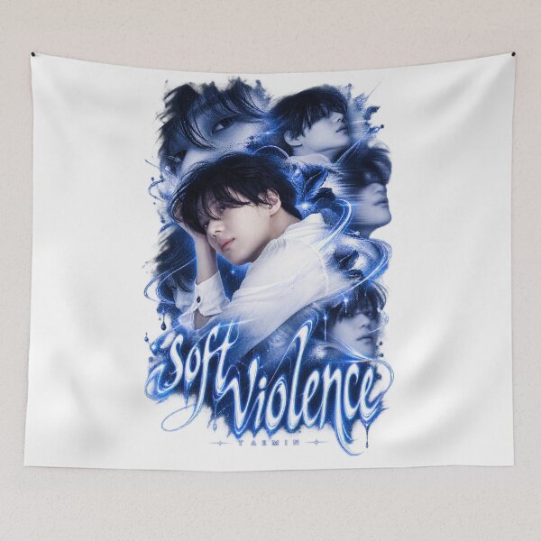 Item preview, Taemin Soft Violence Blue Aura Splash Poster | Glow Edition designed and sold by Valeree Store.