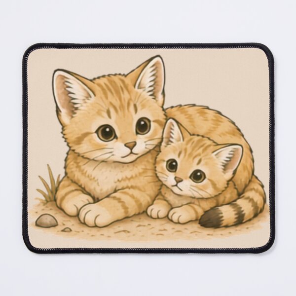 Artikelvorschau, Sandkatze – Mutter und Baby entworfen und verkauft von MellowMunchkins.