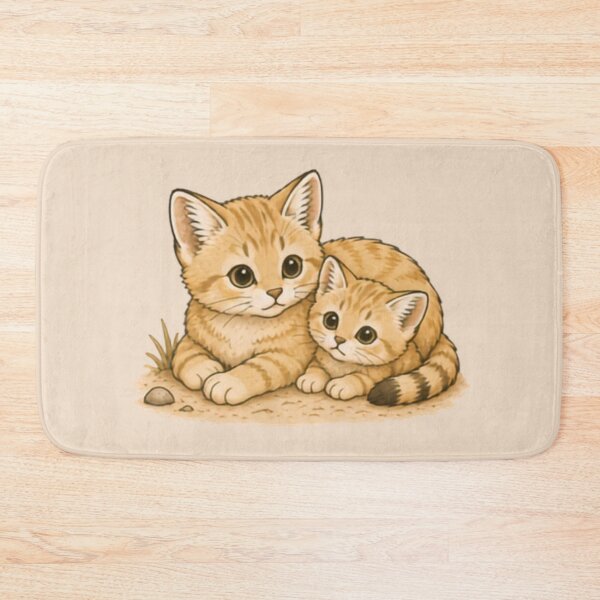 Item preview, Mum & Baby Bond Sand Cat designed and sold by MellowMunchkins.