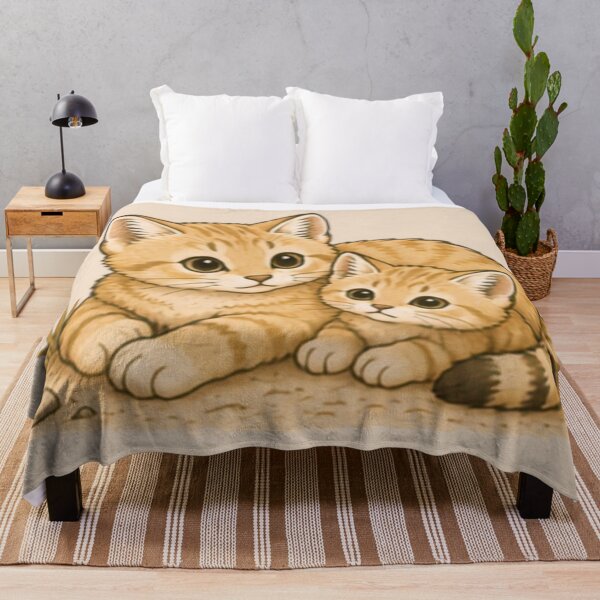 Item preview, Mum & Baby Bond Sand Cat designed and sold by MellowMunchkins.