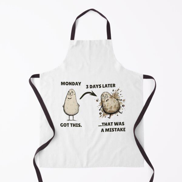 Item preview, Smashed Potato – Funny Monday Work Week Humor designed and sold by FMproject.