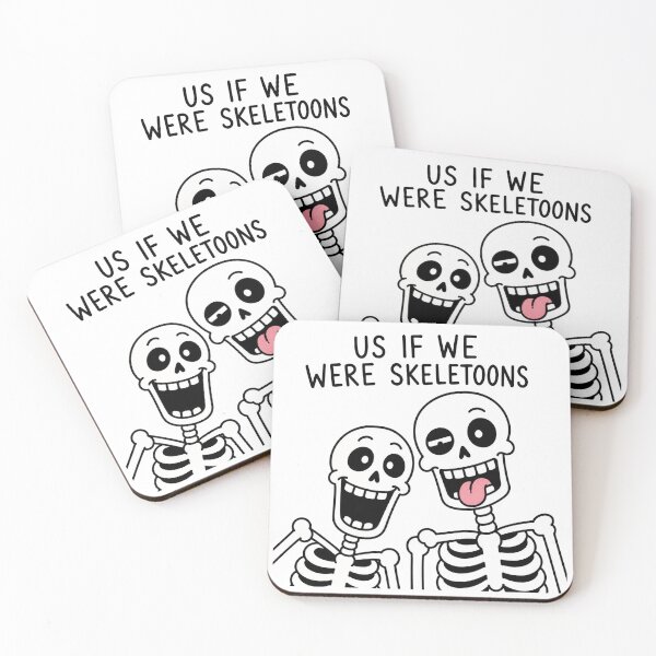 Item preview, Us If We Were Skeletons Halloween designed and sold by MonkiFlipp.