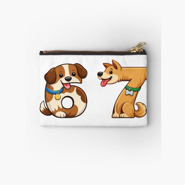 Item preview, Six Seven Dogs - Funny 67 Meme Dog Design designed and sold by yodaddydesigns.
