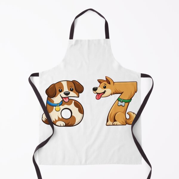 Item preview, Six Seven Dogs - Funny 67 Meme Dog Design designed and sold by yodaddydesigns.