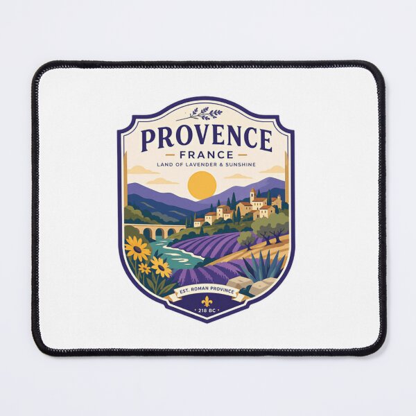Item preview, Provence France Land Of Lavender & Sunshine Est. Roman Province 218 BC Travel Souvenir designed and sold by Simsimah26Parks.