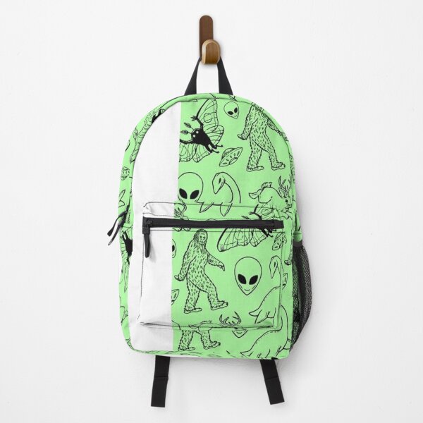 Item preview, My Cryptid Pattern (Green Background) designed and sold by JulietteThomas.