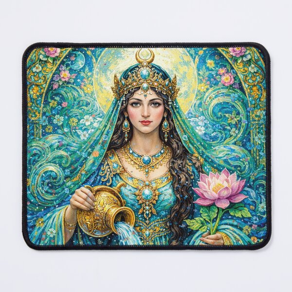Item preview, Anahita Painting – Persian Goddess of Water and Fertility designed and sold by GalleryKauffeld.