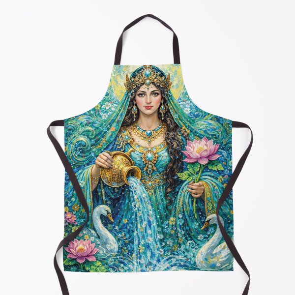 Item preview, Anahita Painting – Persian Goddess of Water and Fertility designed and sold by GalleryKauffeld.