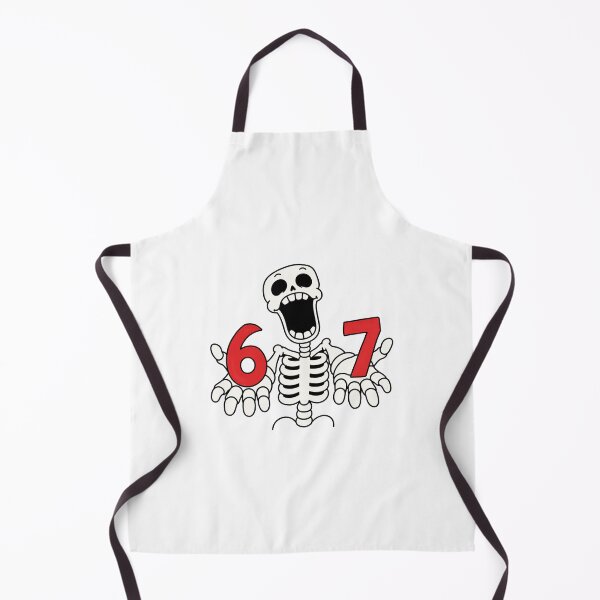 Item preview, Funny Skeleton 67 Halloween Number Joke designed and sold by MonkiFlipp.
