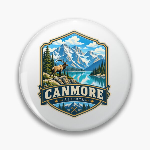 Item preview, Canmore Alberta Canadian Rockies Travel Souvenir Mountain Town designed and sold by Simsimah26Parks.