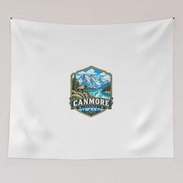 Item preview, Canmore Alberta Canadian Rockies Travel Souvenir Mountain Town designed and sold by Simsimah26Parks.