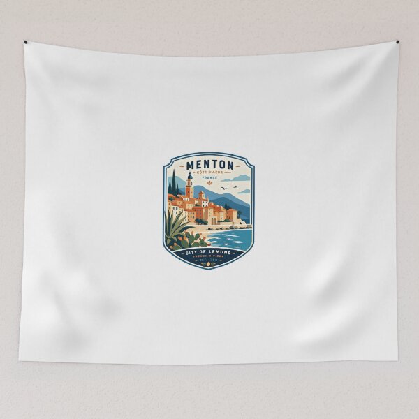 Item preview, Menton Côte D'Azur France City Of Lemons French Riviera Est. 1260 European Travel Souvenir Explorer designed and sold by Simsimah26Parks.
