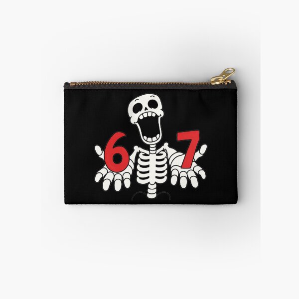 Item preview, Funny Skeleton 67 Six Seven Meme designed and sold by MonkiFlipp.