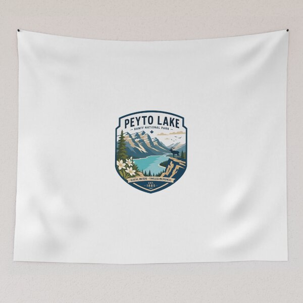 Item preview, Peyto Lake Banff National Park Canadian Rockies Hiker Travel designed and sold by Simsimah26Parks.