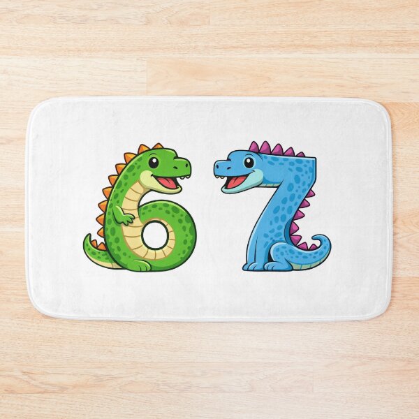 Item preview, Six Seven Dragons - Funny 67 Meme Dragon Design designed and sold by yodaddydesigns.