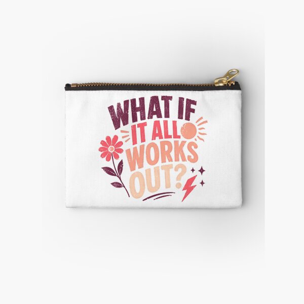 Item preview, What If It All Works Out? Positive Motivation Self Care Inspiration designed and sold by SkeletonsDanger.